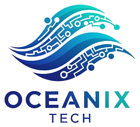 Oceanix Tech Logo - Maritime IT Solutions